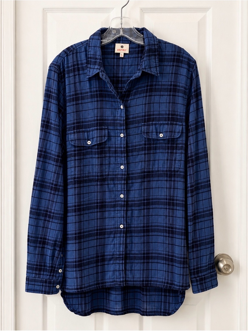 Sundry Flannel Plaid Button-Up Shirt